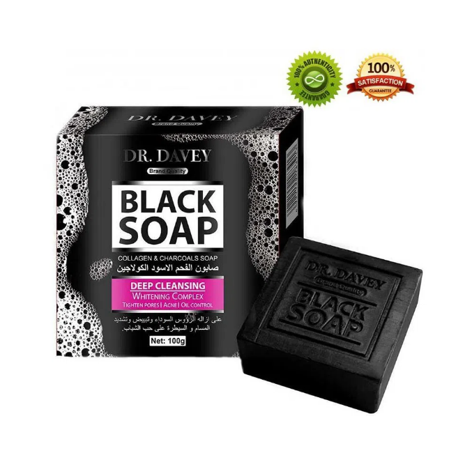DR. Davey ব্ল্যাক সোপ - ১০০গ্রাম ( P.R.C)
