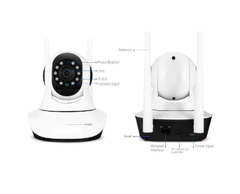 2 Anteena WiFI HD নাইট ভিশন আইপি ক্যামেরা