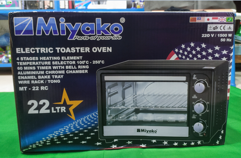 মিয়াকো পার্স অফ ইউর লাইফ ইলেকট্রিক টোস্টার ওভেন MT-22 RC   22 লিটার