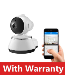 ওয়াইফাই আইপি ক্যামেরা V38 আইপি ক্যামেরা 360 Degree সিসিটিভি ক্যামেরা এ ওয়্যারল Mini CC Camera IP Webcam Wireless CCTV Camera 360 Degree IP Camera BD