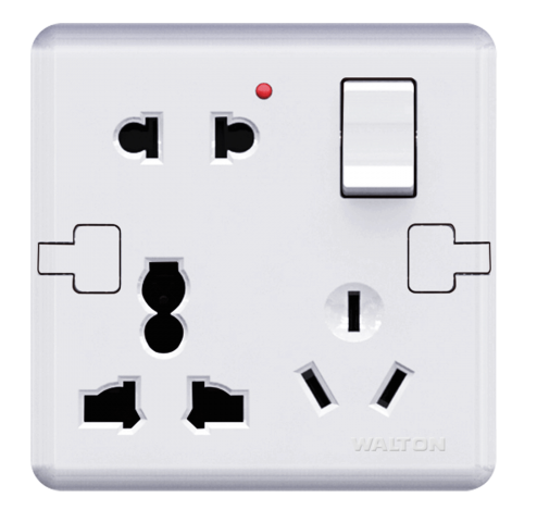 পার্ল হোয়াইট (W1 সিরিজ) DS-EE-Multi-Socket-114
