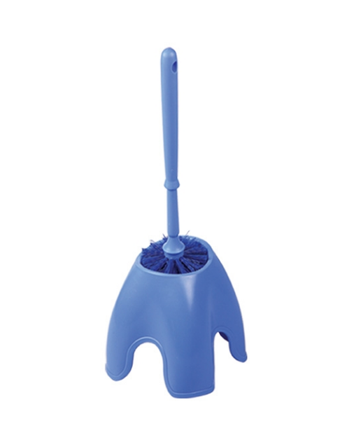 Round Commode Brush with Holder-44 CM