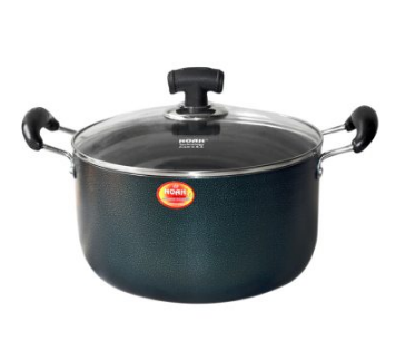 NOAH Non Stick Casserole (Sauce Pan) With Glass Lid 34.5CM
