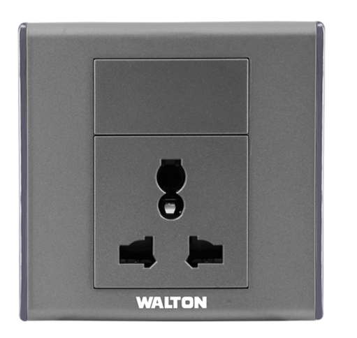 মেটালিক সিলভার/ব্লাক/গোল্ড (A8 সিরিজ) DS-EE-110-3Pin-Socket