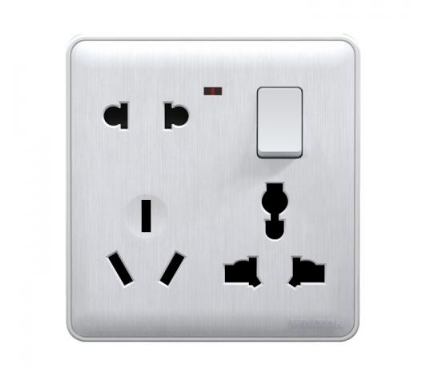 পার্ল হোয়াইট (গ্লোরি সিরিজ) DS-EE-110-Multi-Socker-with-Switch